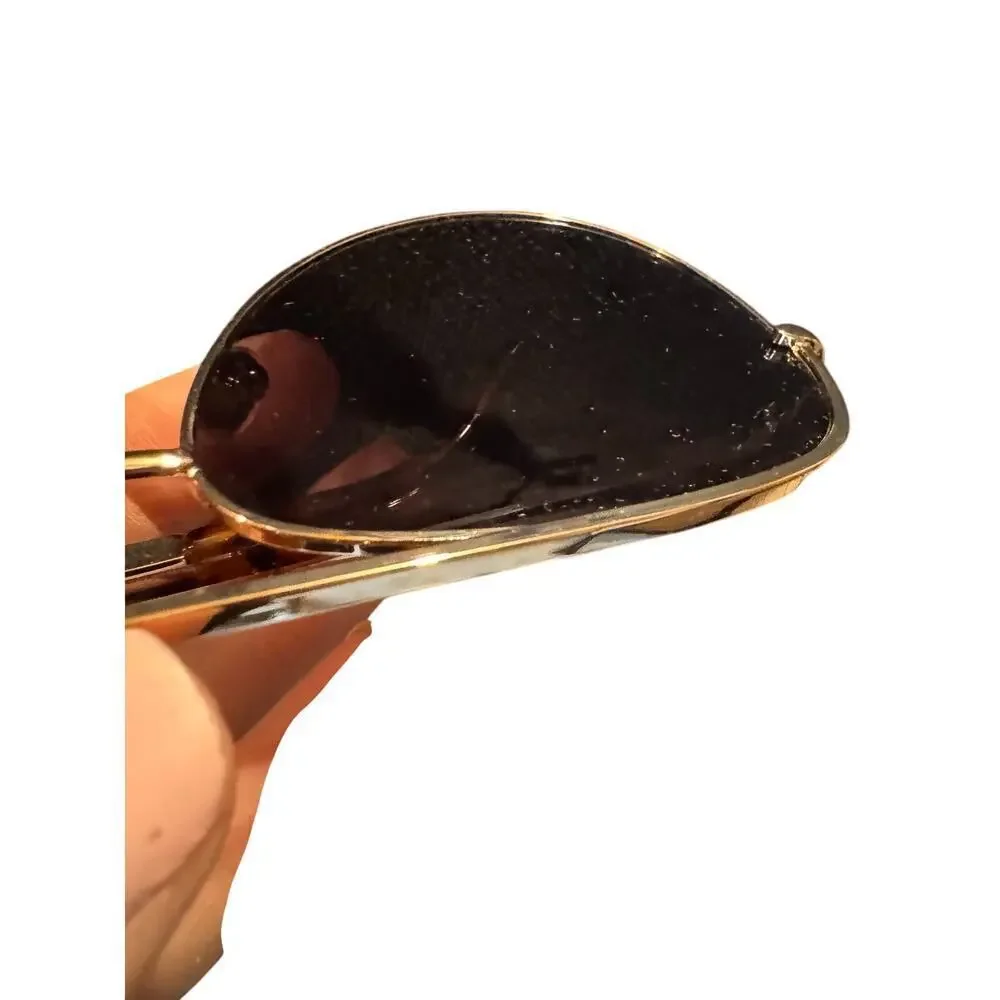 FRYE aviator sunglasses, Gold Frame an Tortoise, with bag, FRY-FA-017 NEW